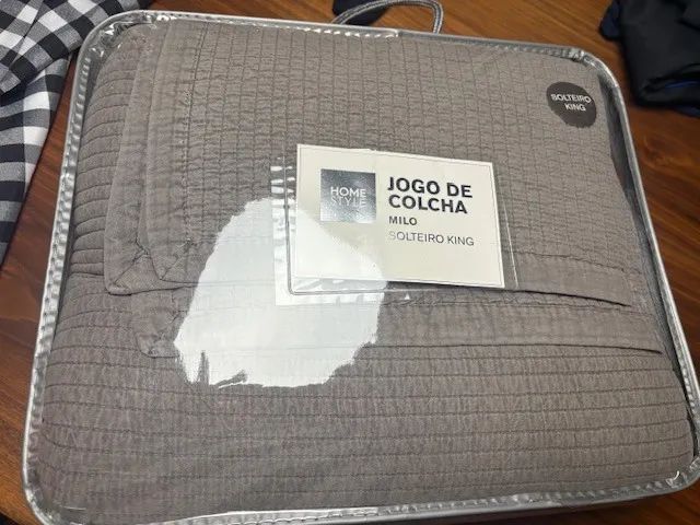JOGO COLCHA SOLTEIRO COM PORTA TRAVESSEIRO CAMICADO - Foto 2