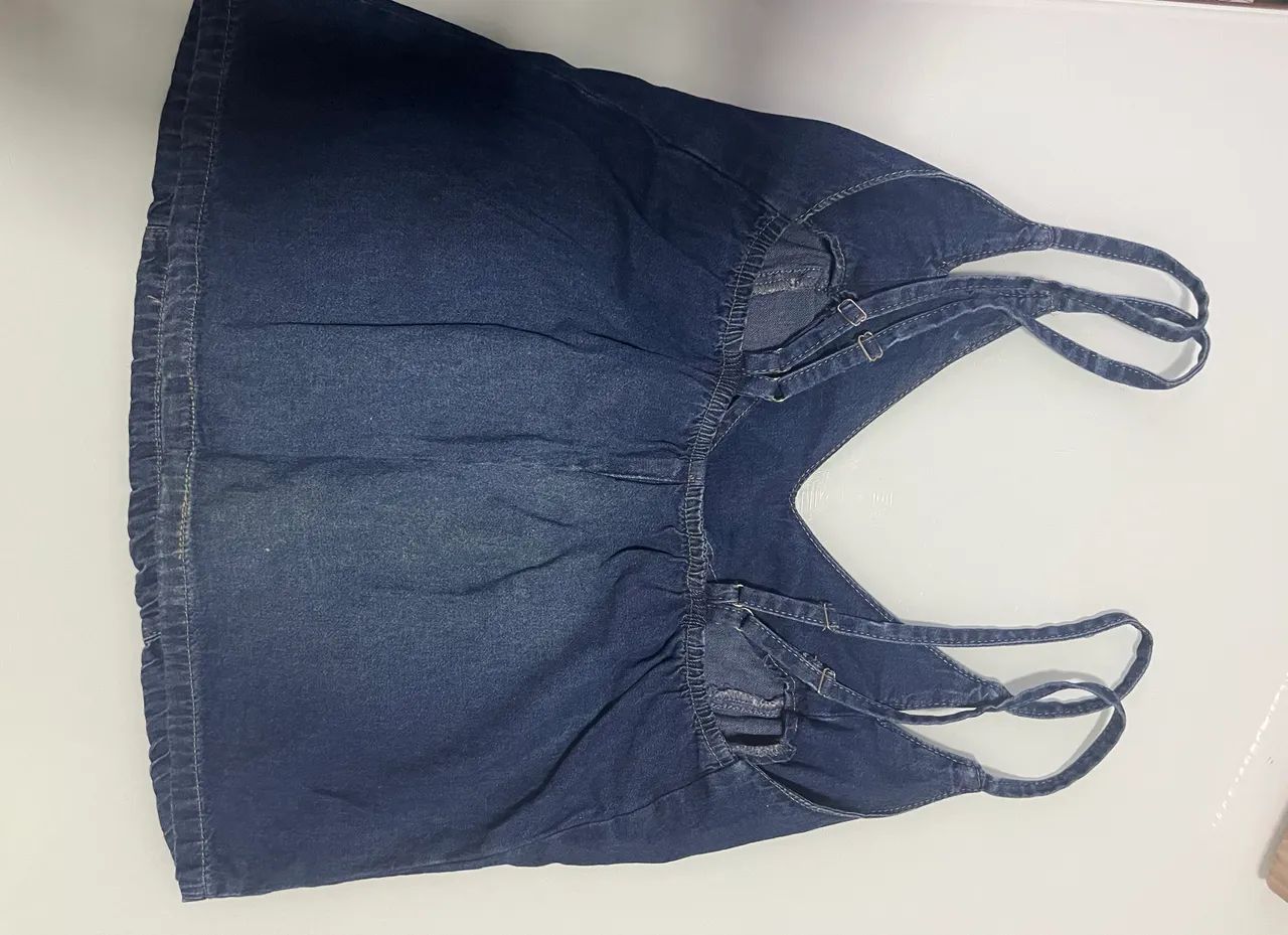 Blusa Jeans TAM M - Foto 2