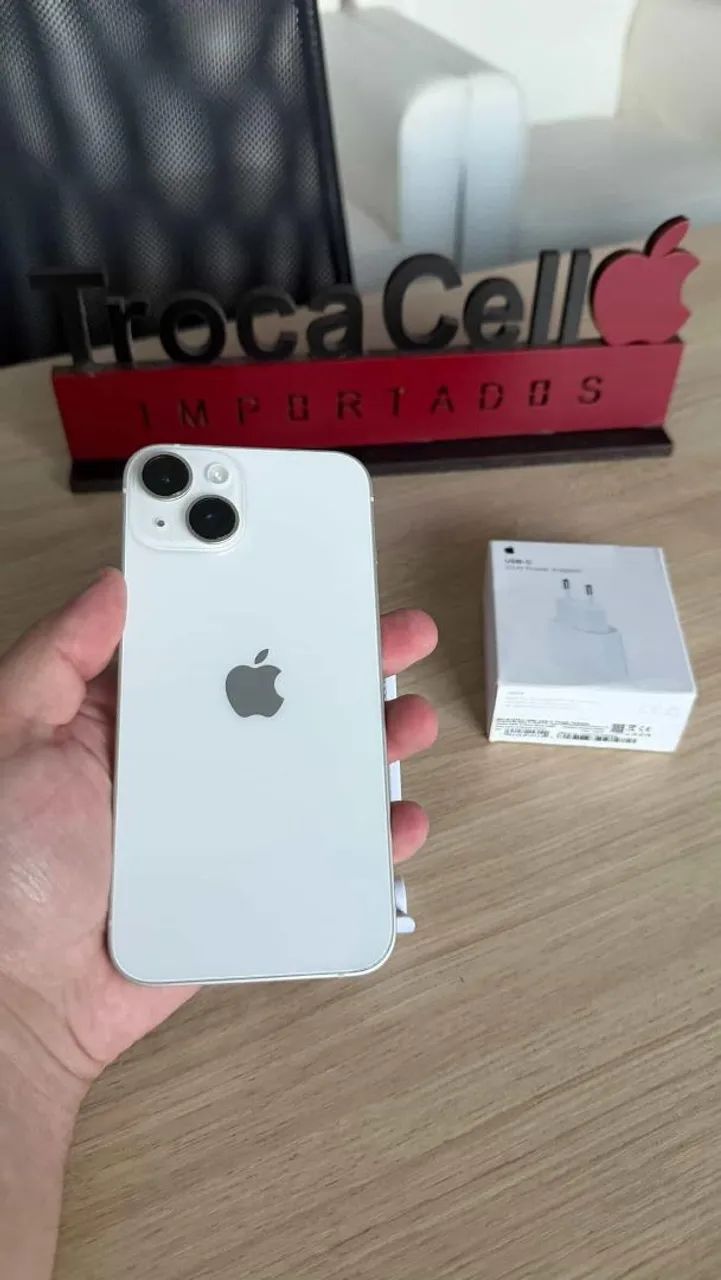 Iphone 14 128GB Starligth seminovo!! Somente venda!! - Celulares e