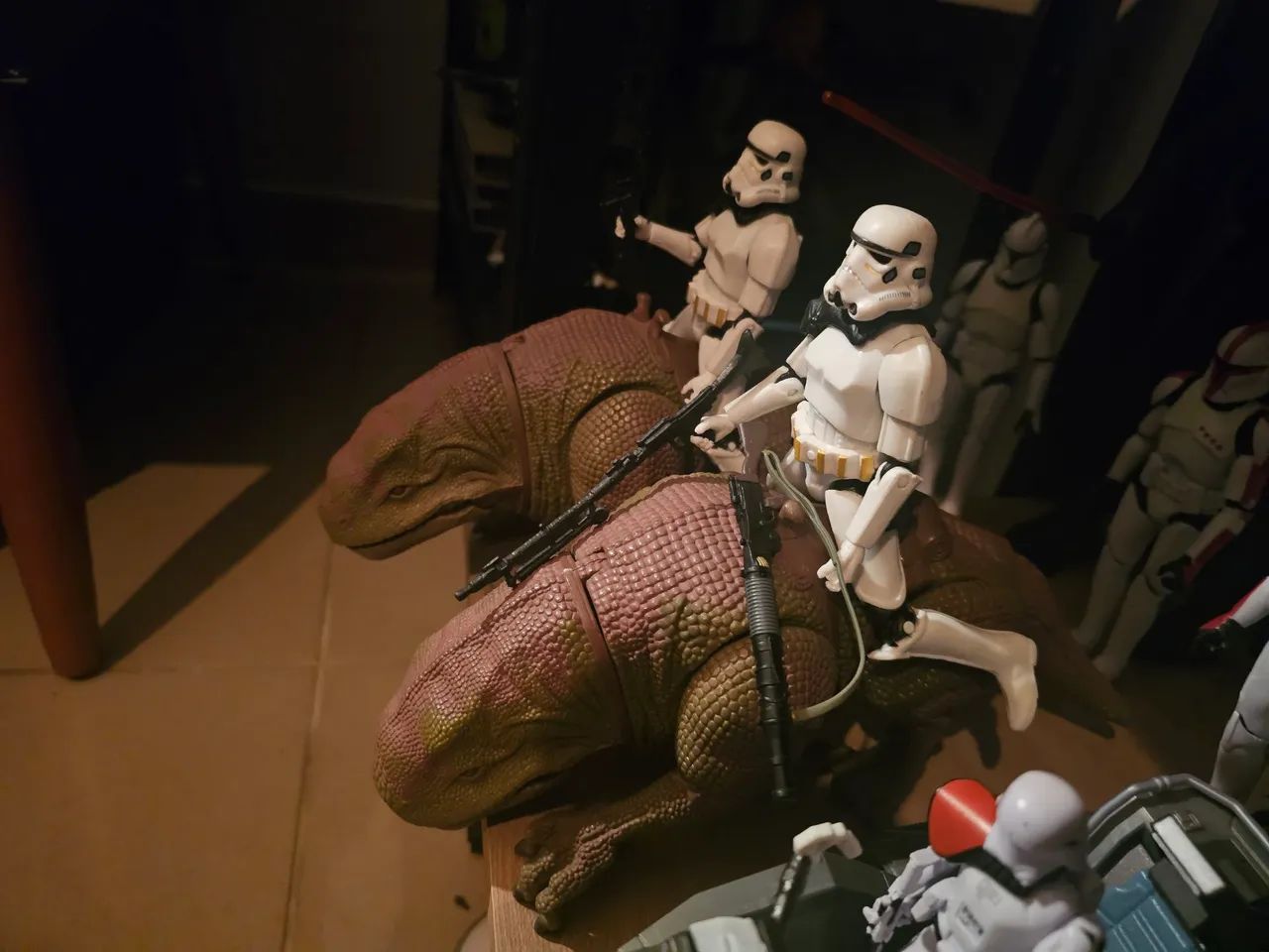 2 Sandtroopers + dewbacks star wars  - Foto 2