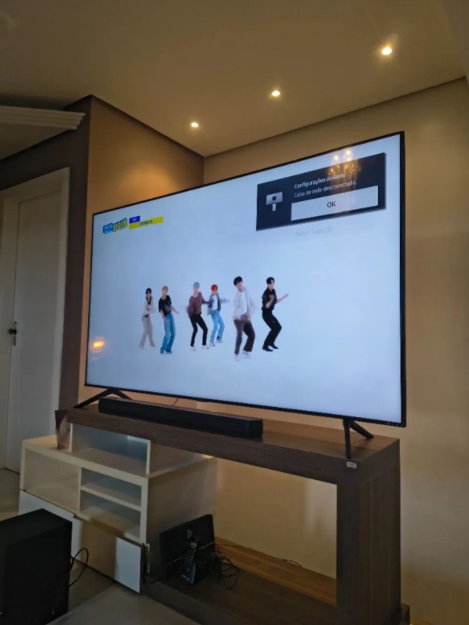 Televisão 75 Polegadas Samsumg Modelo UN75TU8000G - Foto 3
