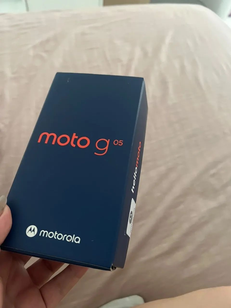 Celular moto g05 256 na caixa