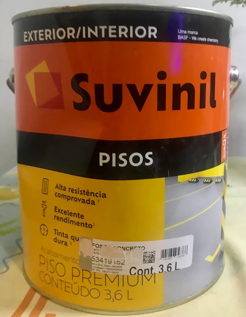 Tinta Suvinil Pisos - concreto fosco 3,6L