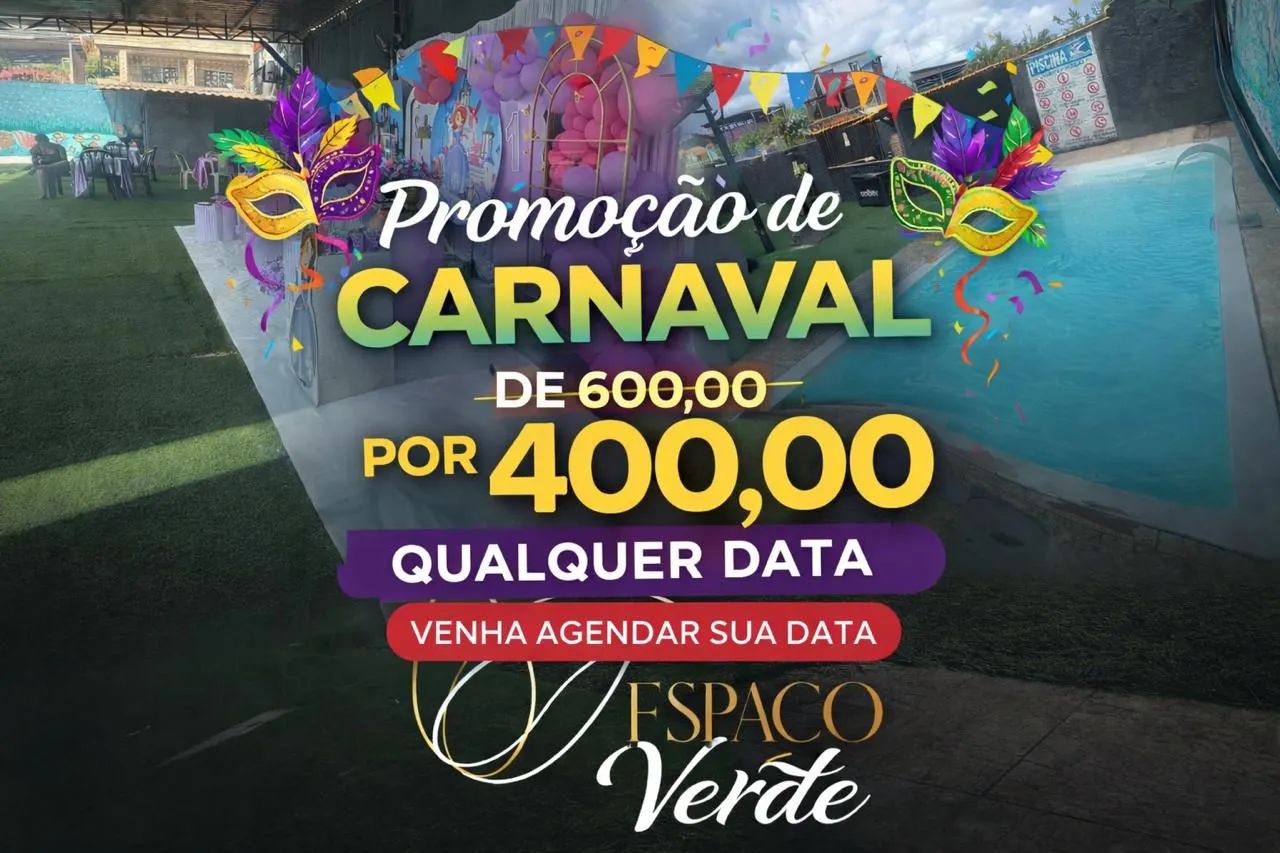 ESPAÇO PARA EVENTOS DIFERENCIADO!!!