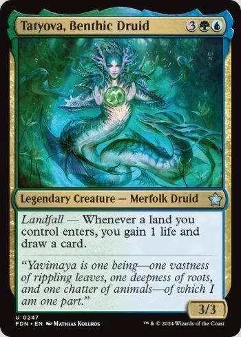 Deck Commander Tatyova, druida bêntica(Eldrazi) iniciante