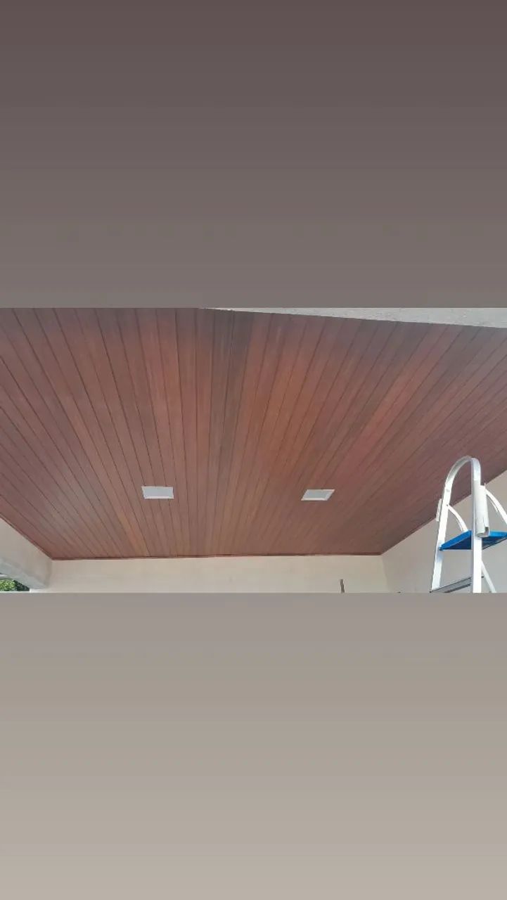Forro pvc instalado 