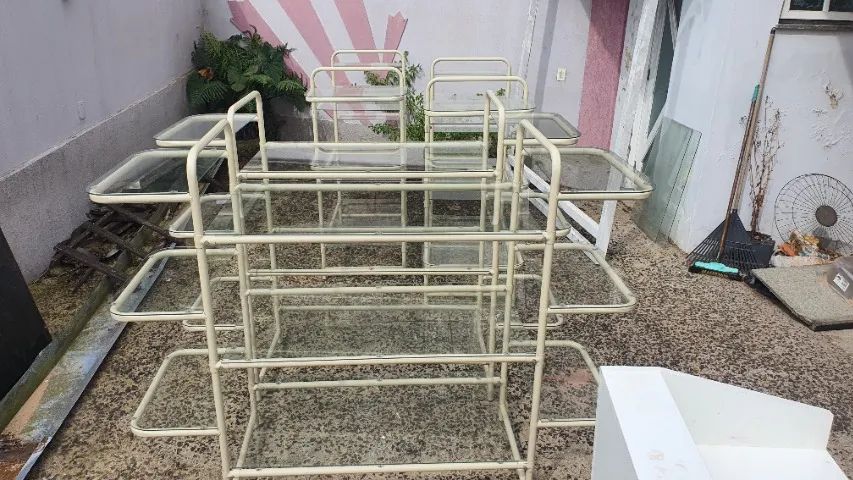 4 Expositores - Prateleiras em Estrutura Metálica e Vidros para Lojas - Foto 5