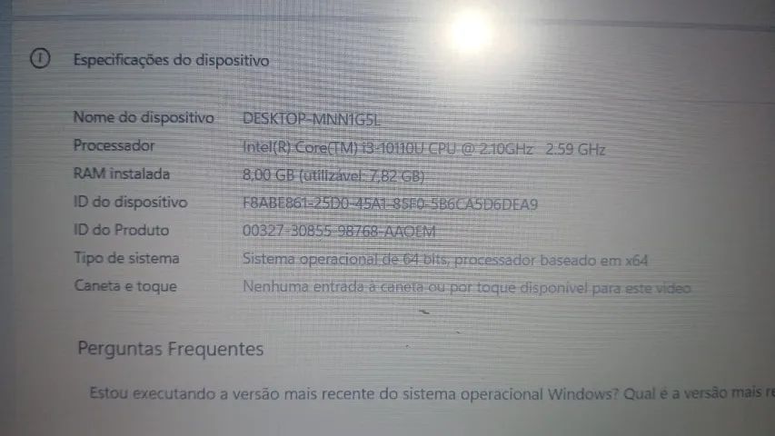 Notebook samsung core i3 10G  8 ram ssd256gb hd 1t  tela 15.6 full hd  - Foto 4