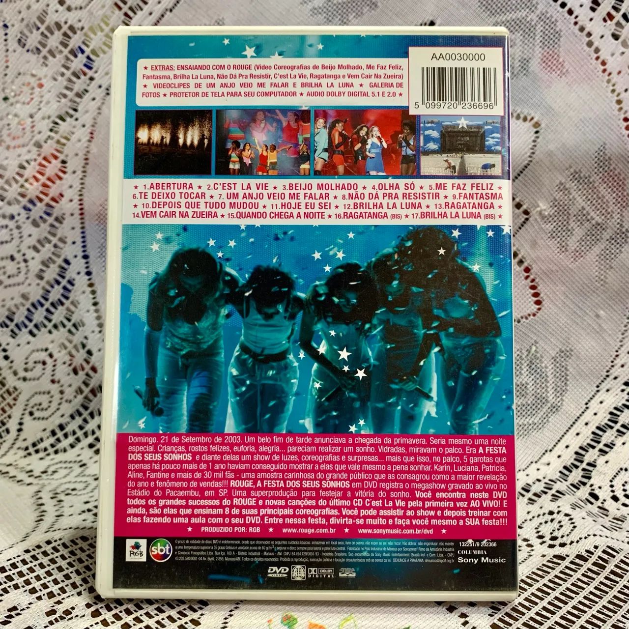 DVD - Rouge A Festa dos Seus Sonhos - Foto 2