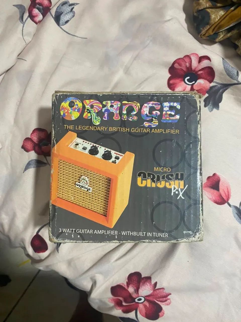 Caixa amplificada Orange micro crush 3w