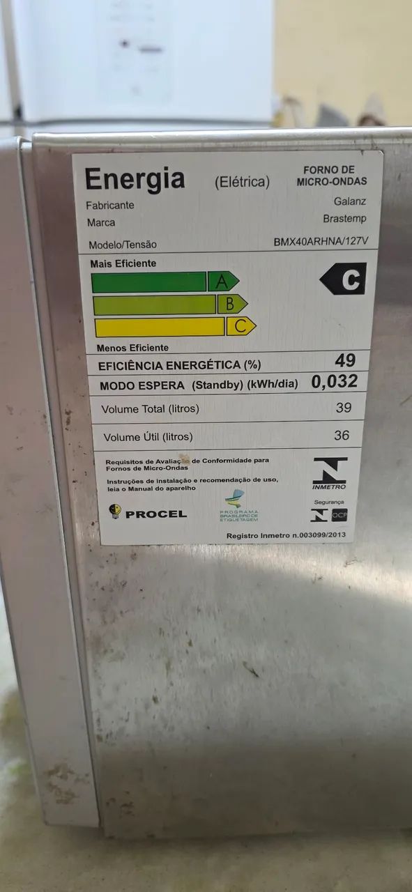 Microondas Brastemp 39 litros - Foto 4