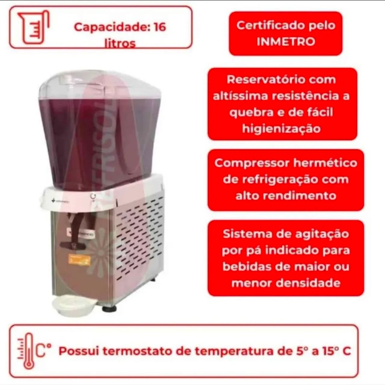 Refresquera Venâncio 16L 1 Cuba - Foto 3