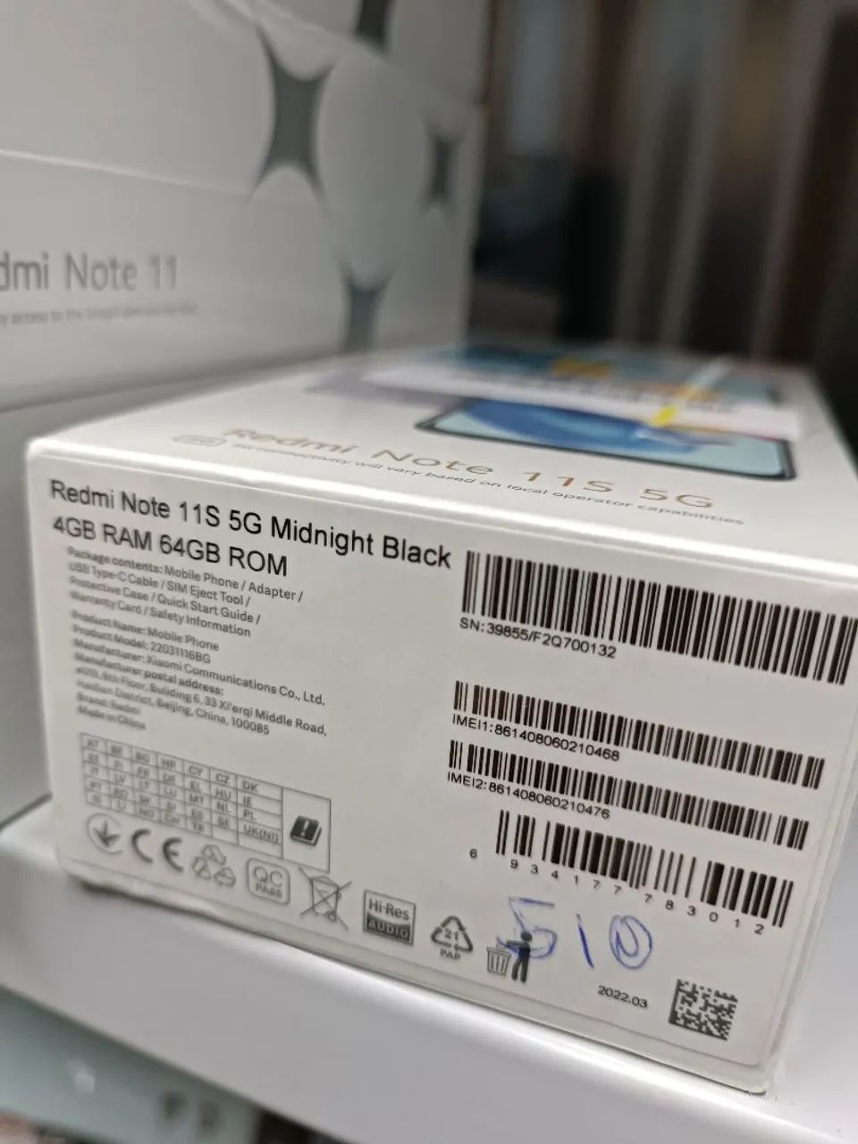 Redmi Note 11S 4GB RAM 64GB ROM Black - Foto 2