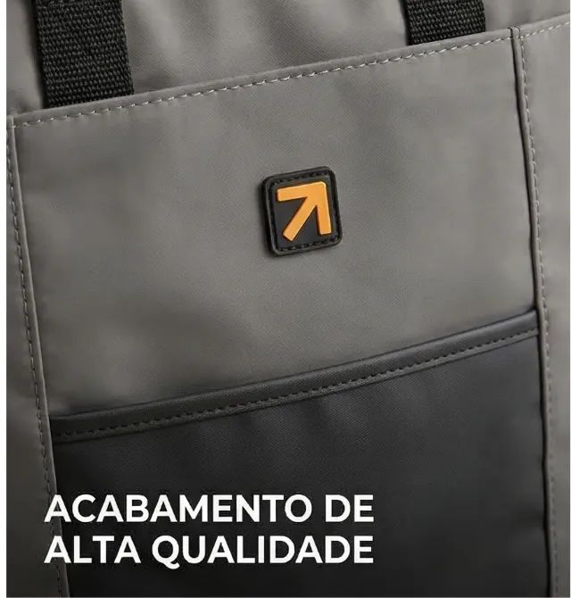 Bolsa Térmica CRMBONUS Cinza + Preto - Foto 5