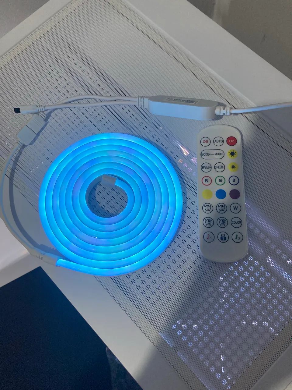 Fita Led RGB Flexível - Controlável via bluetooth/controle. - Foto 5