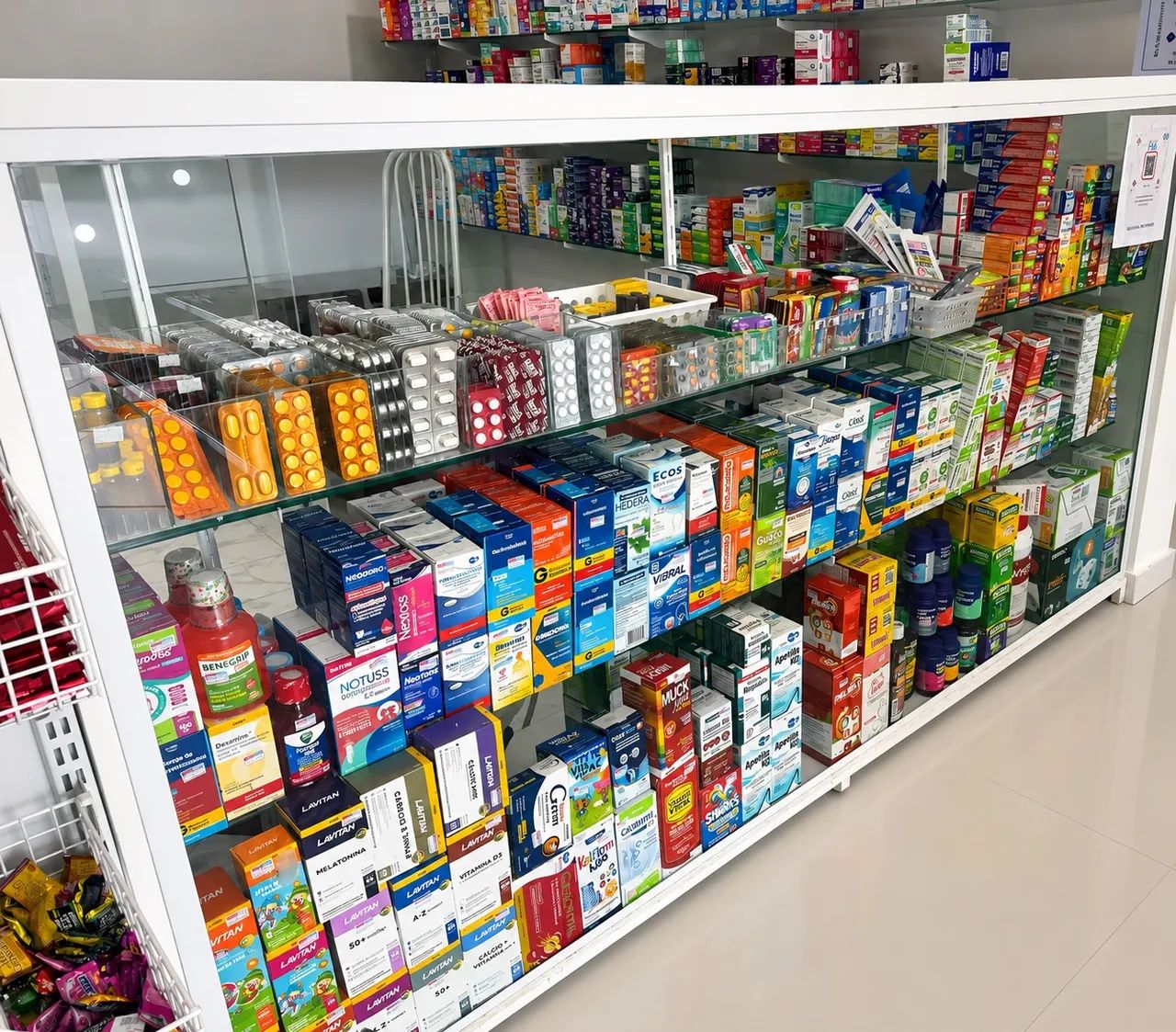 Balcão expositor vitrine 