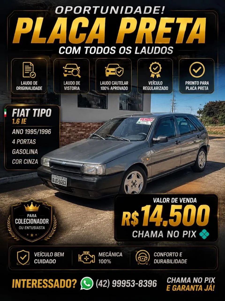 Fiat Tipo 1.6 I.e. 2P E 4P 1995