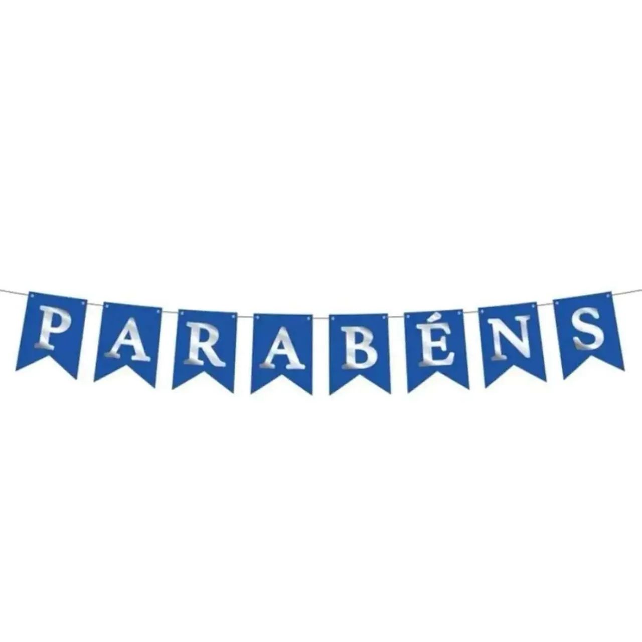 Faixa Parabéns Azul - Foto 2