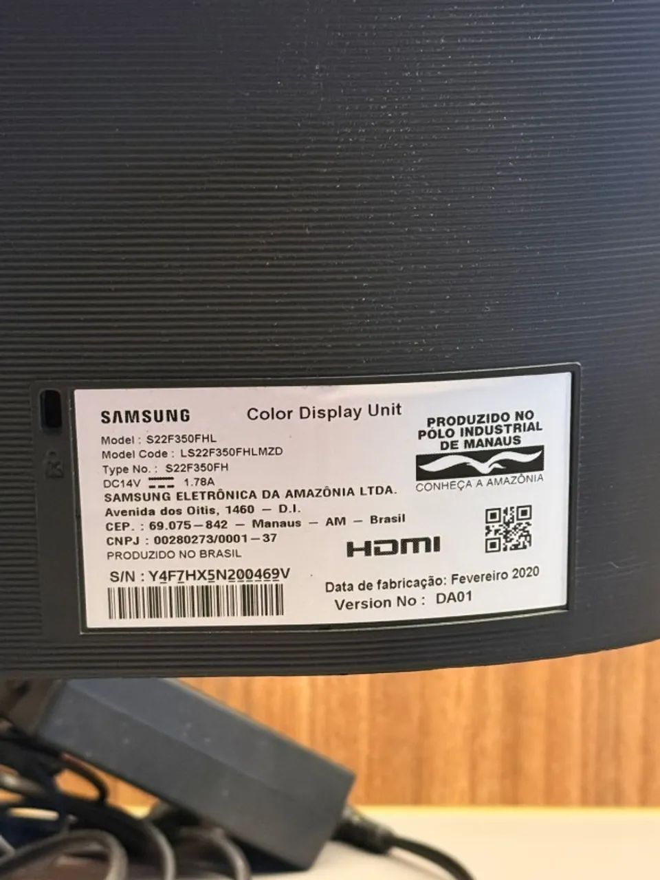 MONITOR SAMSUNG 22 POLEGADAS - Foto 2