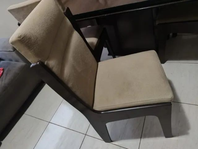 mesa de jantar quadrada com oito cadeiras - Foto 4