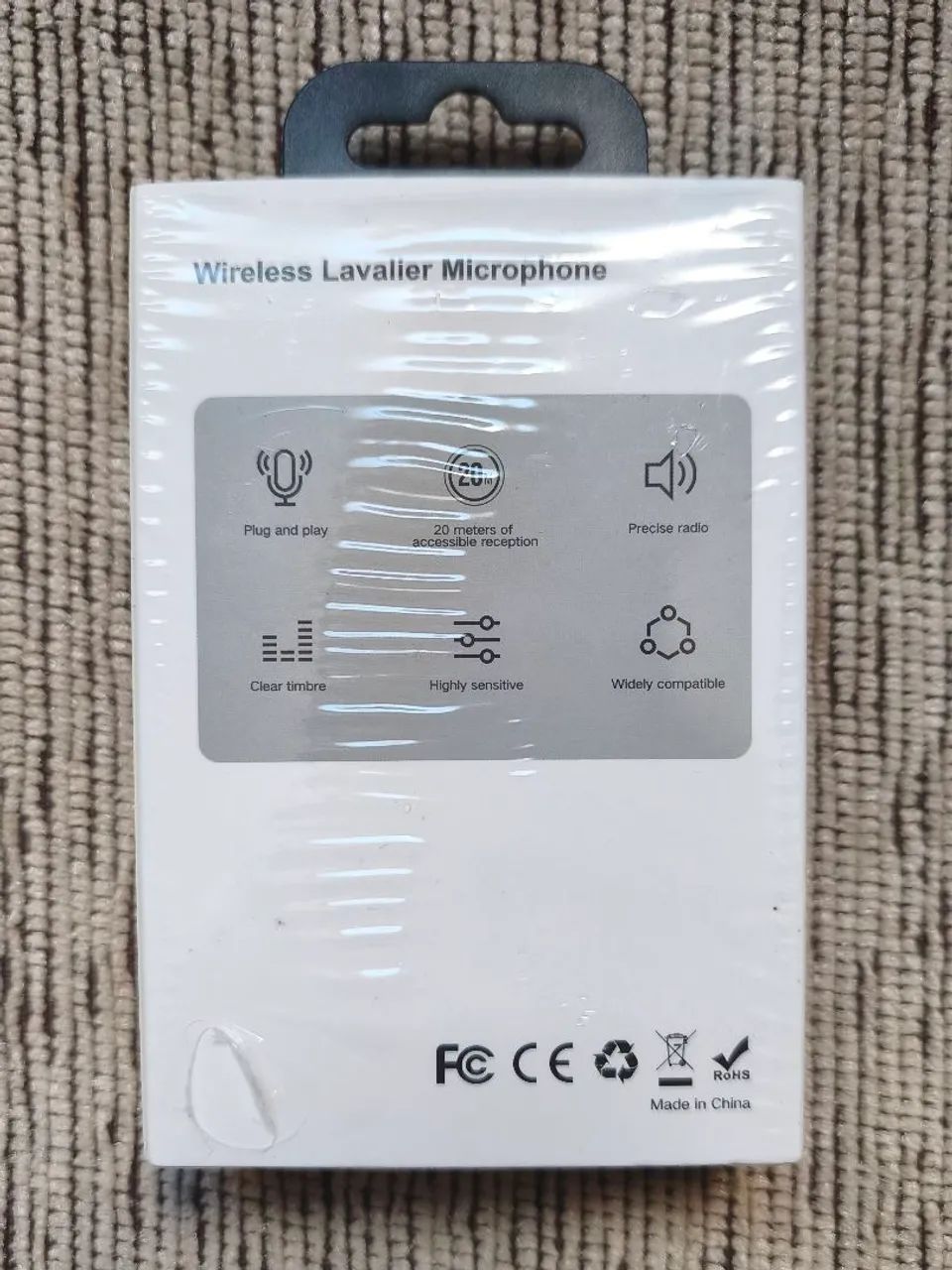 Microfone Lapela Duplo Sem Fio 2 em 1 Tipo C e Lightning iPhone - Foto 5