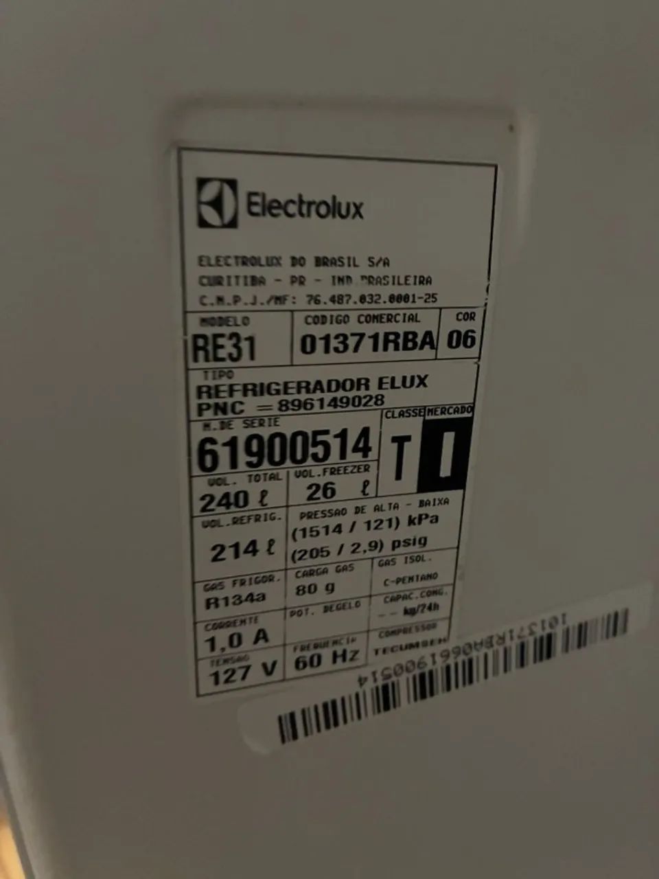 Geladeira Eletrolux em ótimo estado de conservação - Foto 5