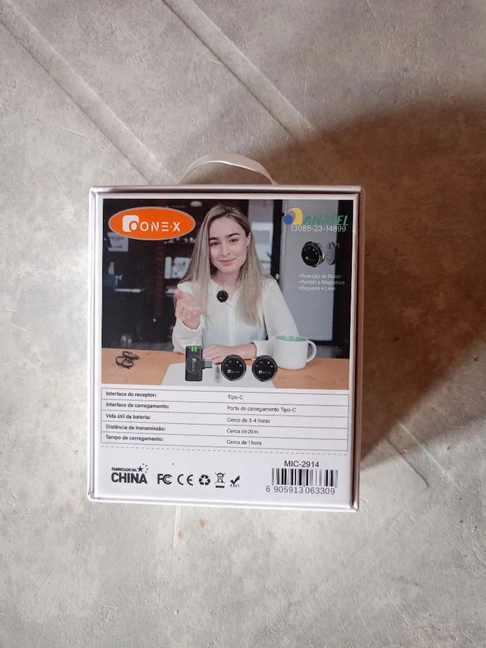 MICROFONE SEM FIO - TIPO C ONEX MIC-2914 - Foto 4