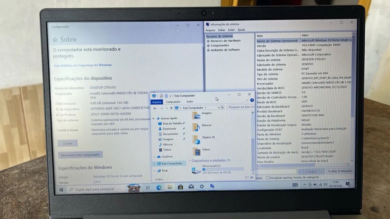 Notebook Lenovo Ideapad S145 (Mouse como Brinde) - Foto 5