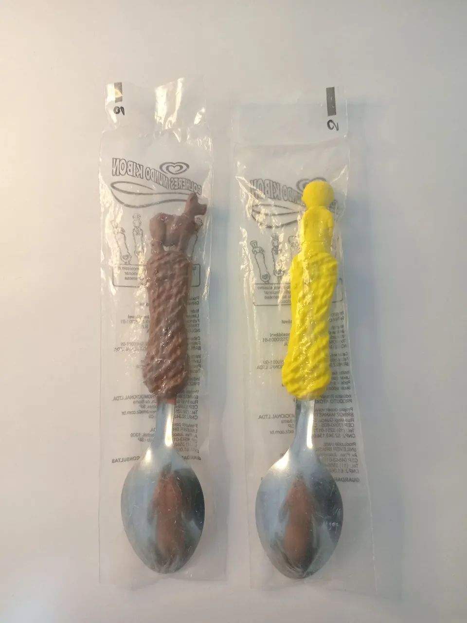 Kit 2 Colheres Kibon Na Embalagem Original Raríssimo  - Foto 3