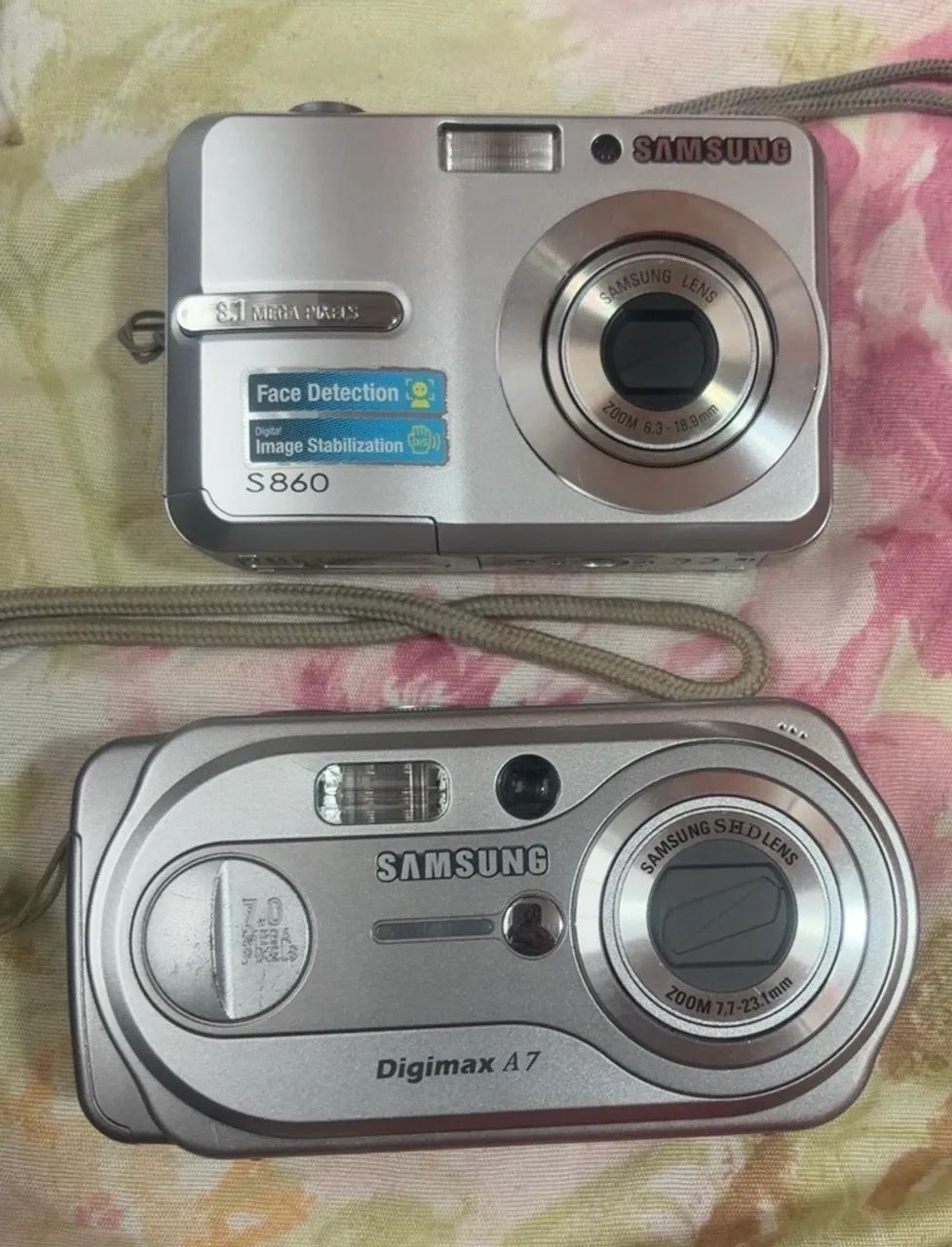 Kit com 3 câmeras antigas funcionando ? Samsung e Yashica