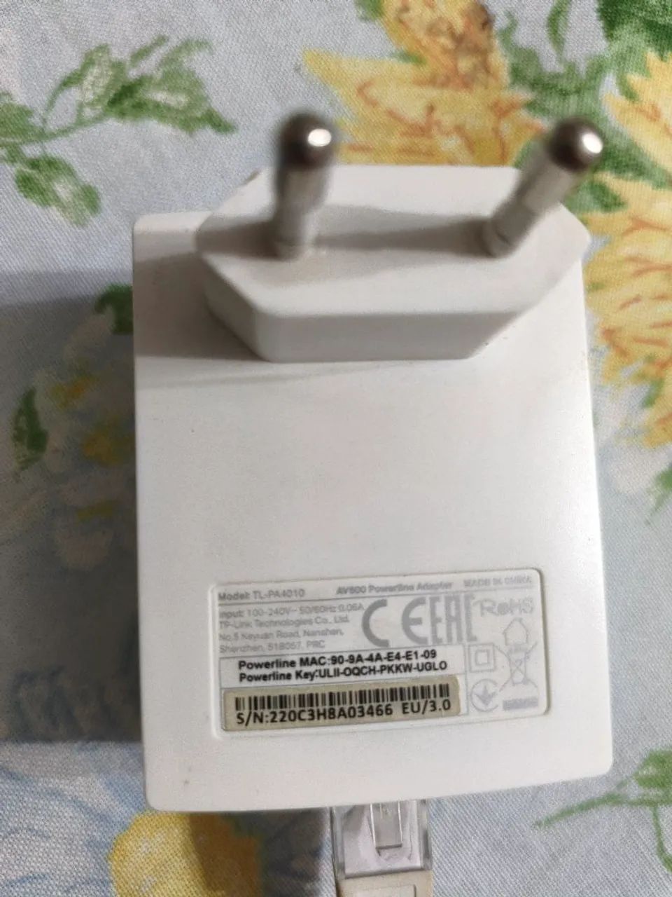 Internet via rede eletrica- Power LINE AV600(PAR) - Foto 2