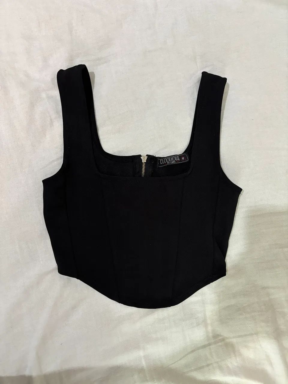 Cropped Corset Preto  - Foto 2