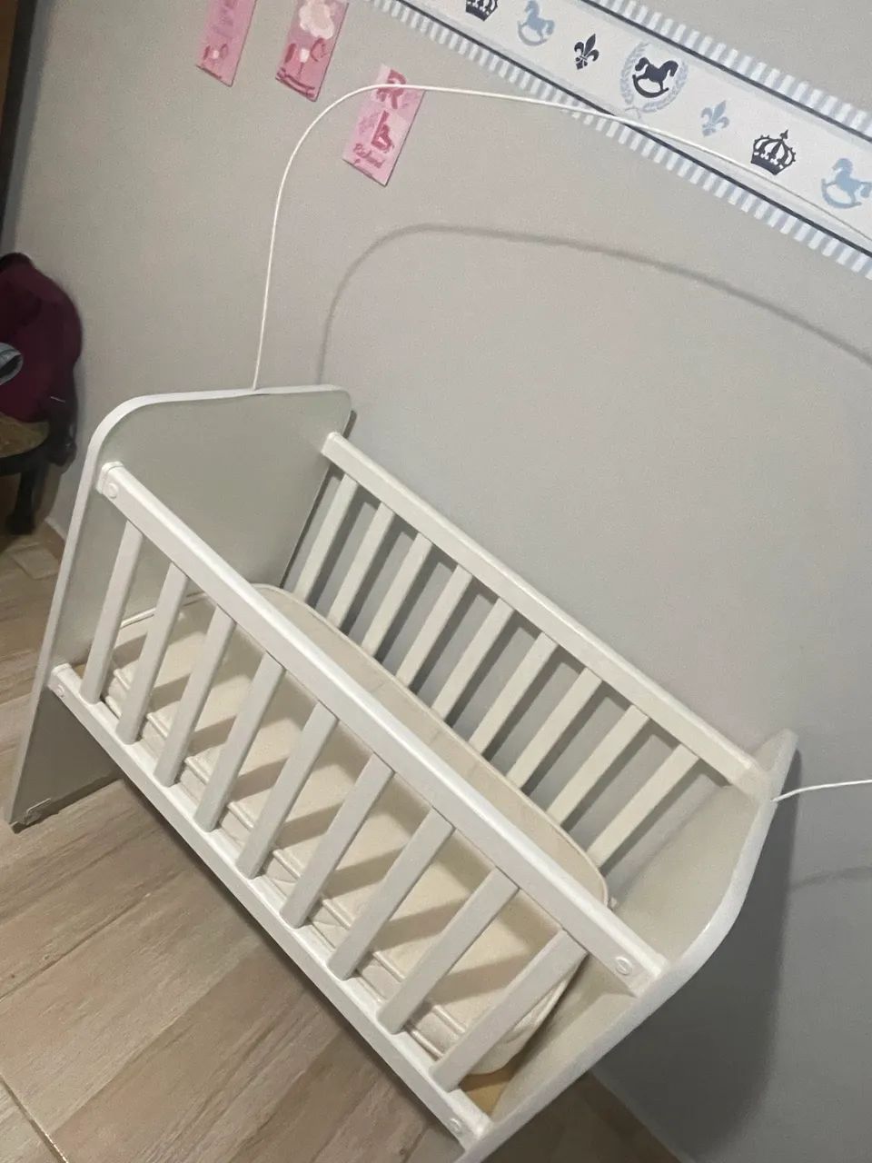 Mini berço com colchão  - Foto 2