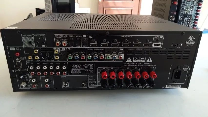 RECEIVER DENON AVR-2311CI CONTROLE ORIGINAL 3 MESES GARANTIA