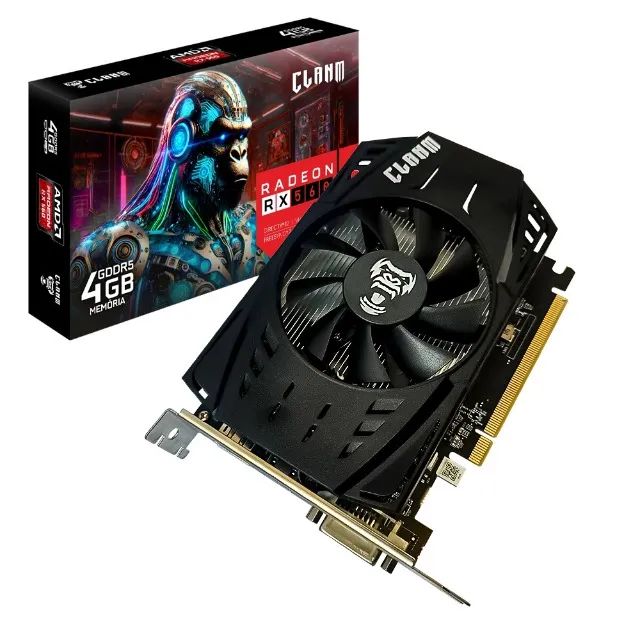 Placa de Vídeo CLANM Radeon RX 560 4GB GDDR5 128 Bits