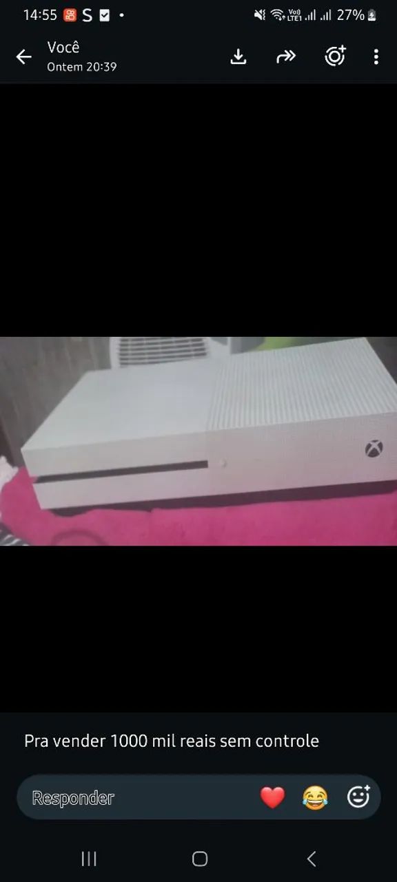 X box one sem controle