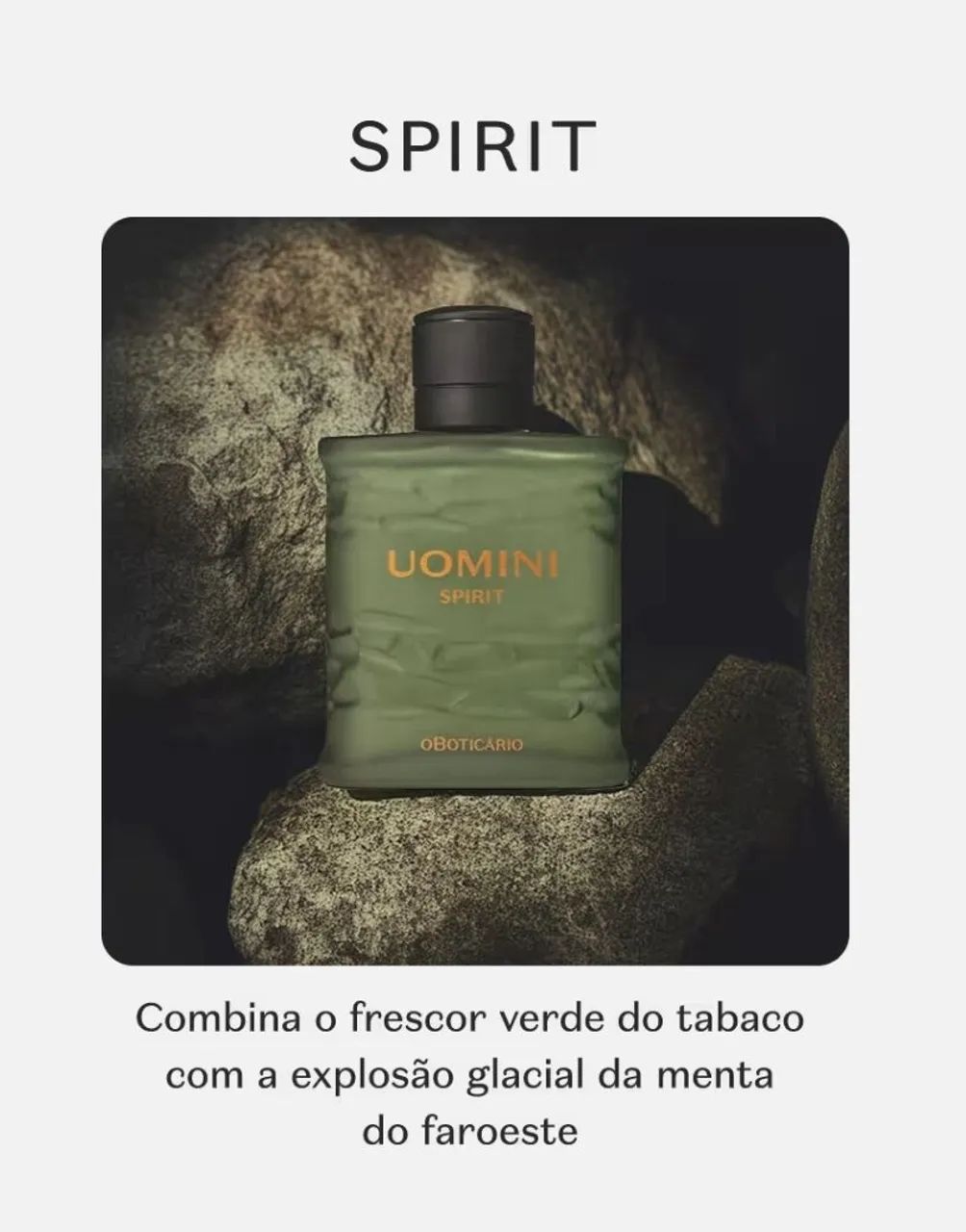Uomini Spirit da O Boticário  - Foto 3