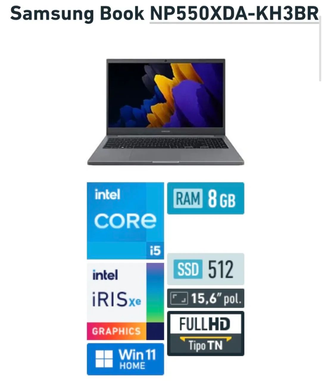 Notebook Samsung Book - Foto 4