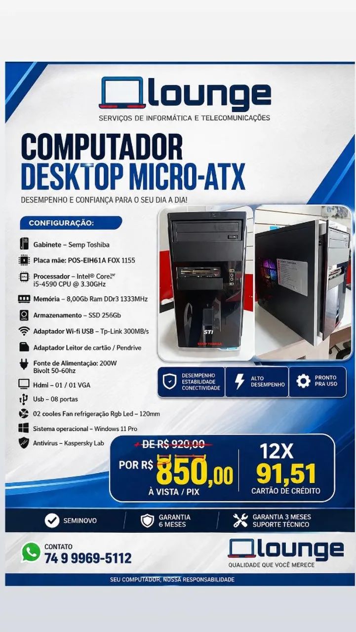 Lounge Serviço e aulas de  Informática  - Foto 3