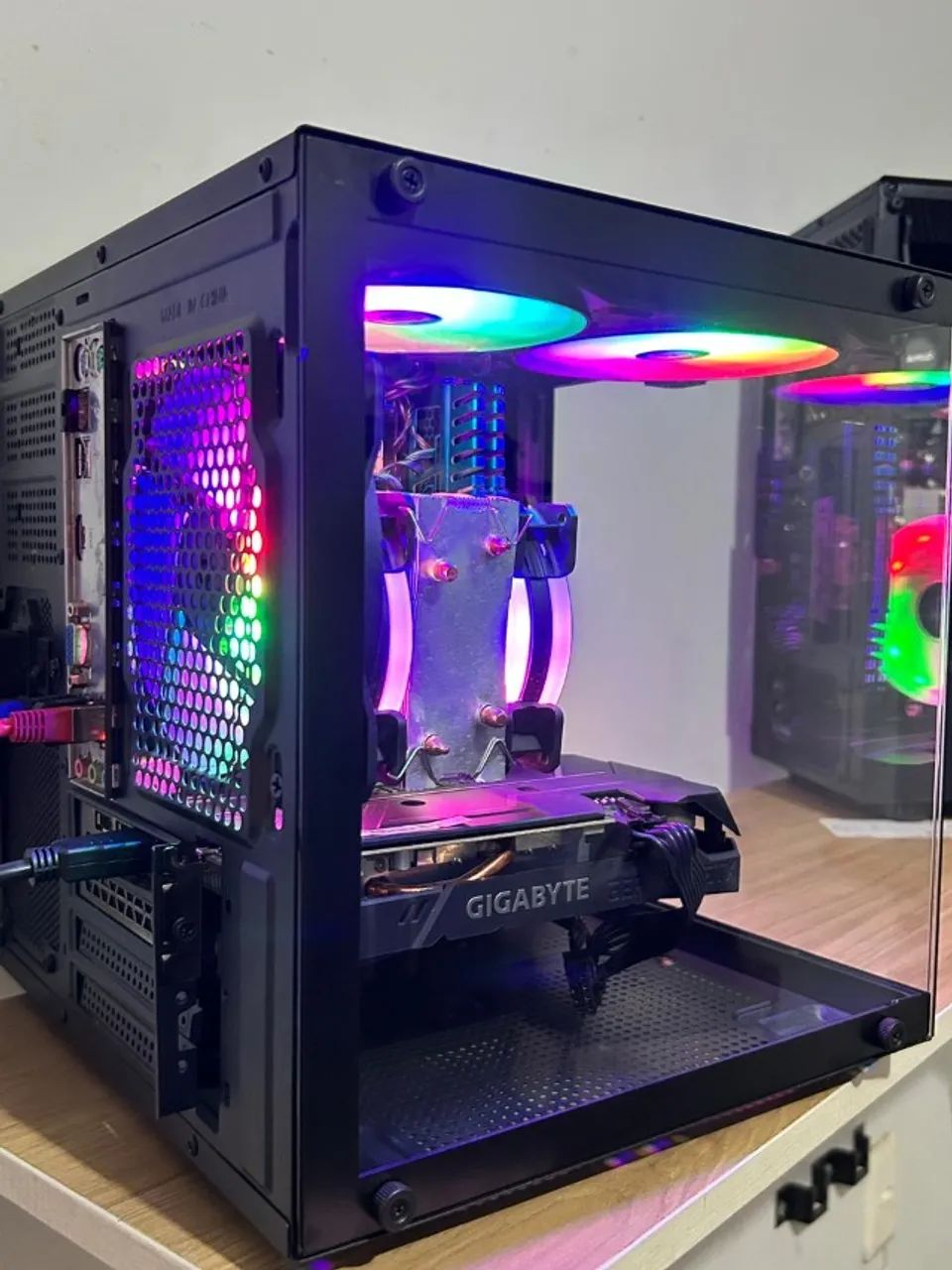 Pc Gamer i7 - GTX 1660 OC - 16GB RAM - SSD + HD - GABINETE AQUÁRIO - Foto 3