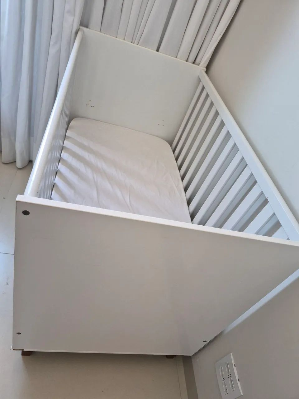 Berço branco Tok & stok - Foto 3