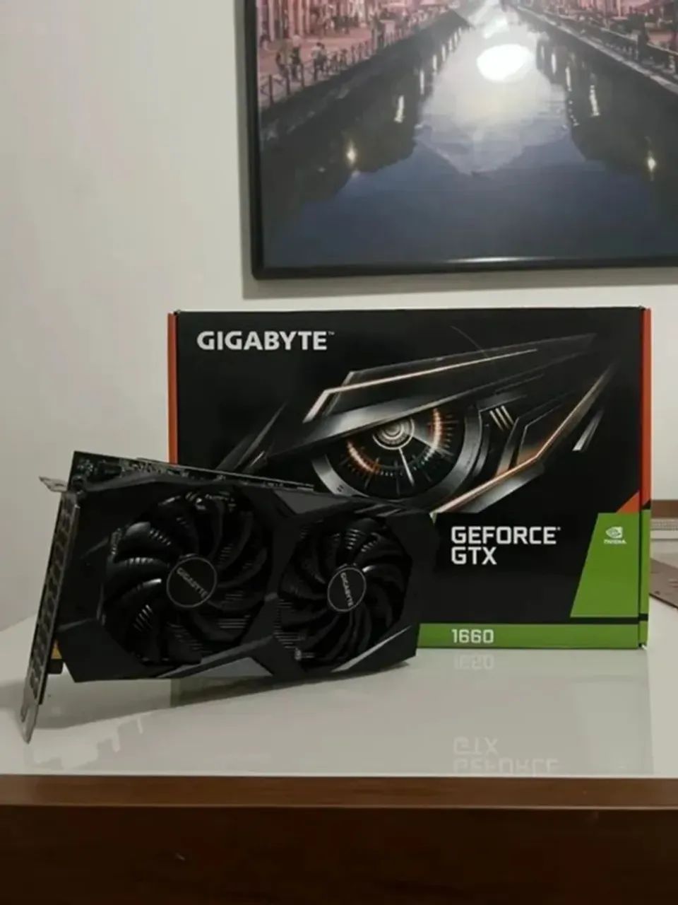 GTX 1660 nova,na caixa