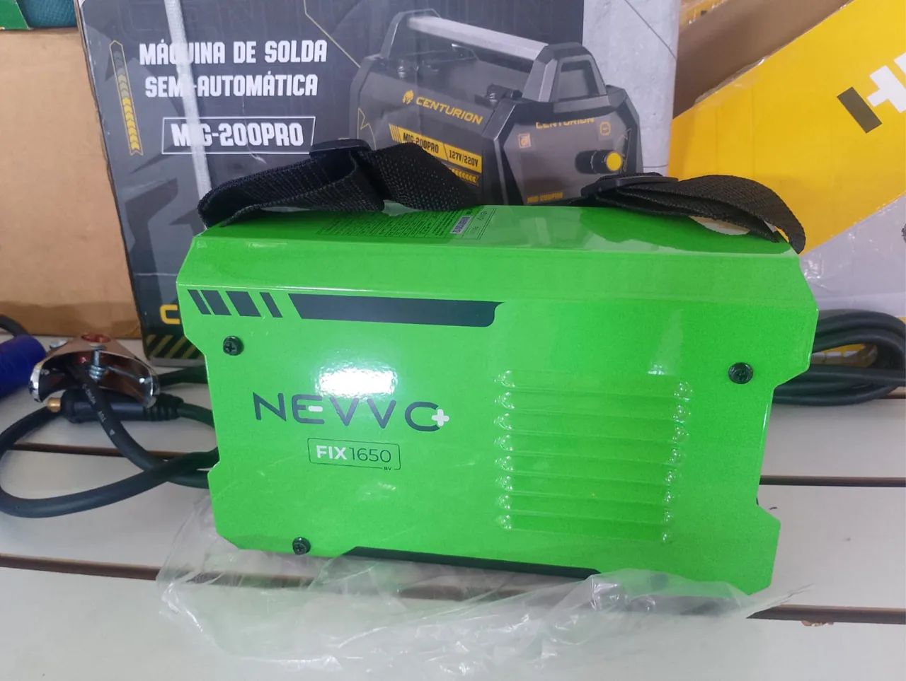MÁQUINA DE SOLDA MMA BIVOLT 140AH - Foto 5