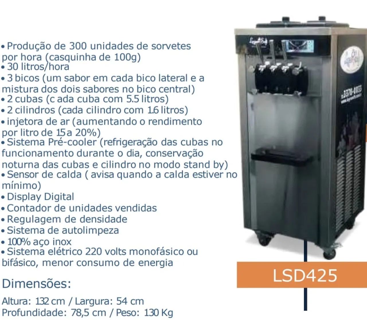 Equipamentos de Sorveteria Soft - Foto 4