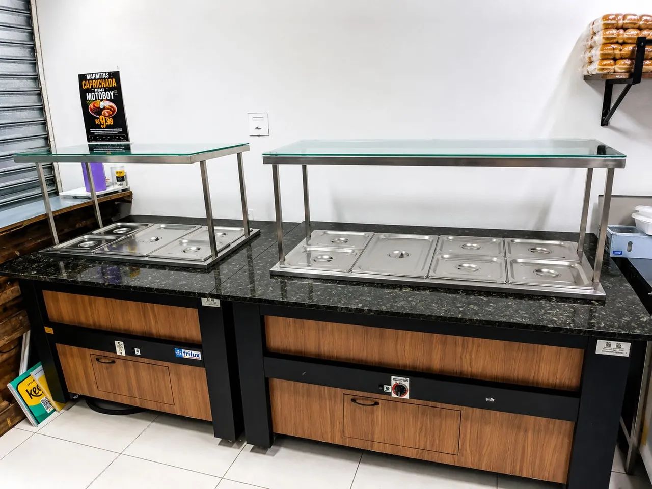 ? BALCÃO SELF-SERVICE / BUFFET EM INOX - ÓTIMO ESTADO ? - Foto 3
