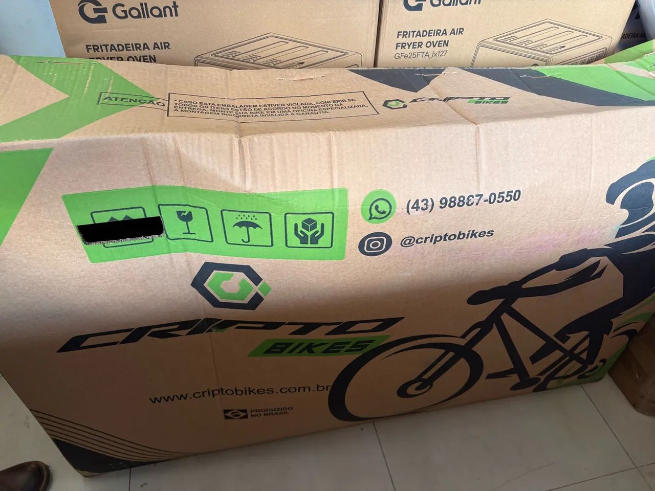 Bicicleta aro 29 Cripto bikes azul Nova na caixa fechada - Foto 2