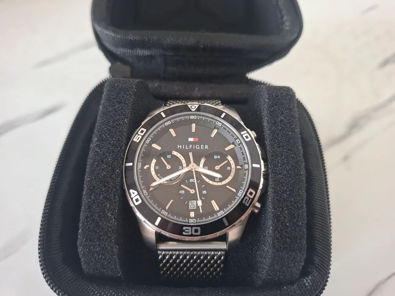 Relógio Cronógrafo Tommy Hilfiger - Mesh - Foto 4