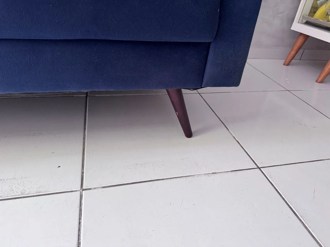 Sofá retro azul  - Foto 4