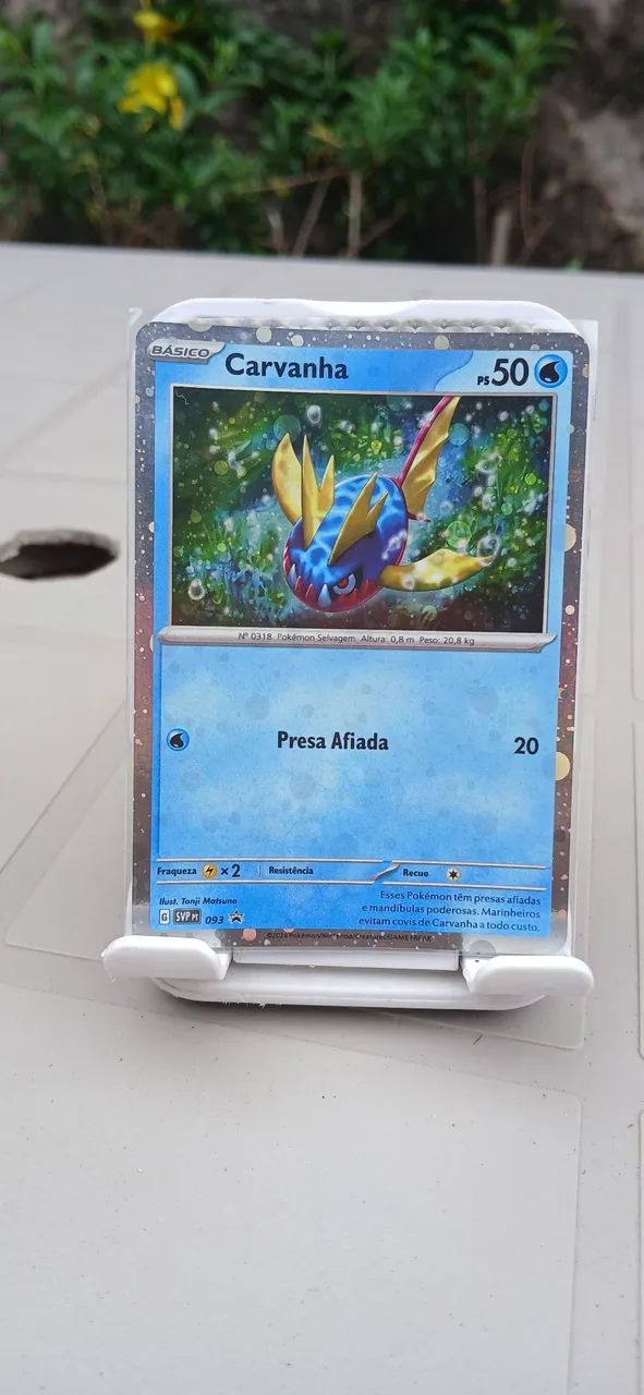 Carta Pokemon Carvanha - Foto 2