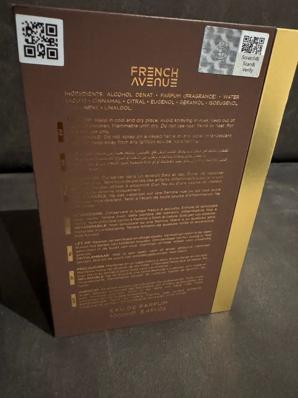 French Avenue Liquid Brun | Eau de Parfum 100ml - Foto 4